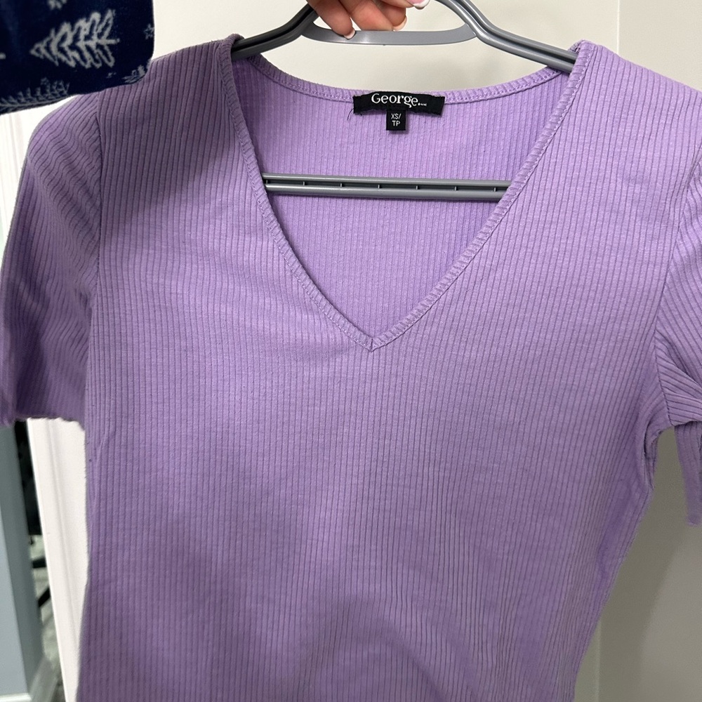 Purple basic tee - Picture 4 of 8